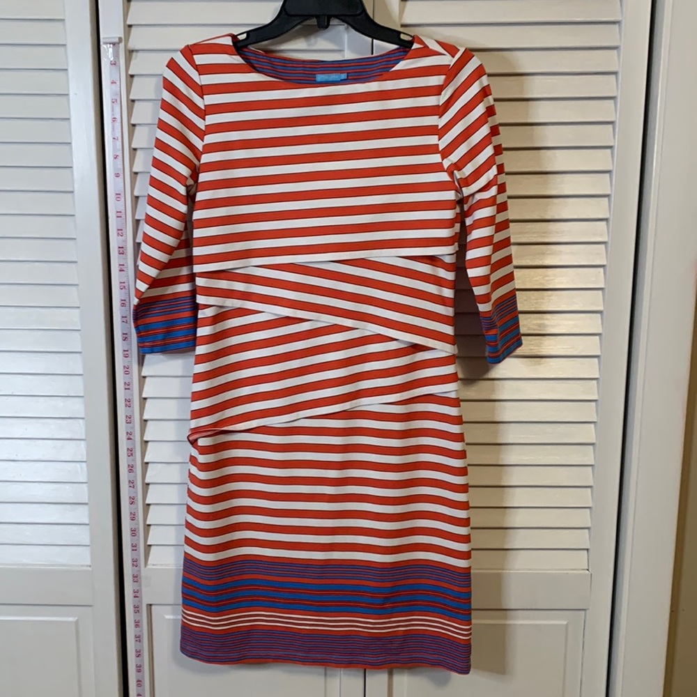 J. McLaughlin dress size Small stripes